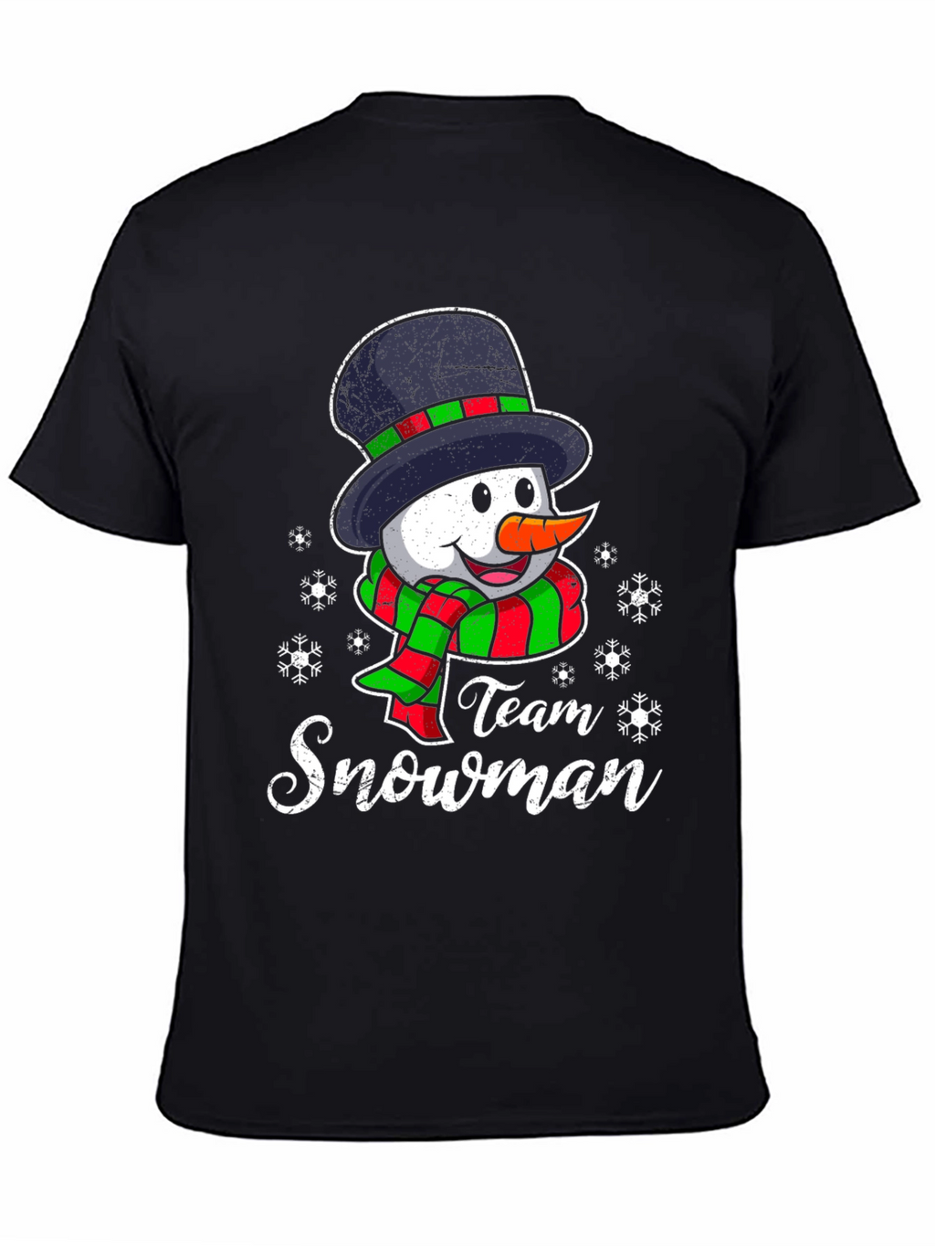 Team Snowman Graphic Tee - Holiday Fun!