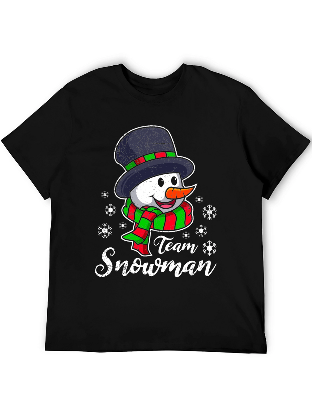 Team Snowman Graphic Tee - Holiday Fun!