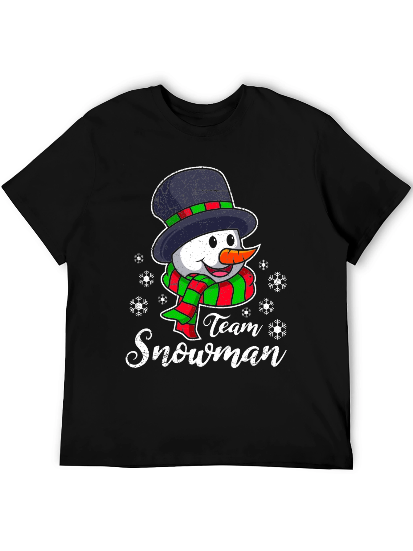 Team Snowman Graphic Tee - Holiday Fun!