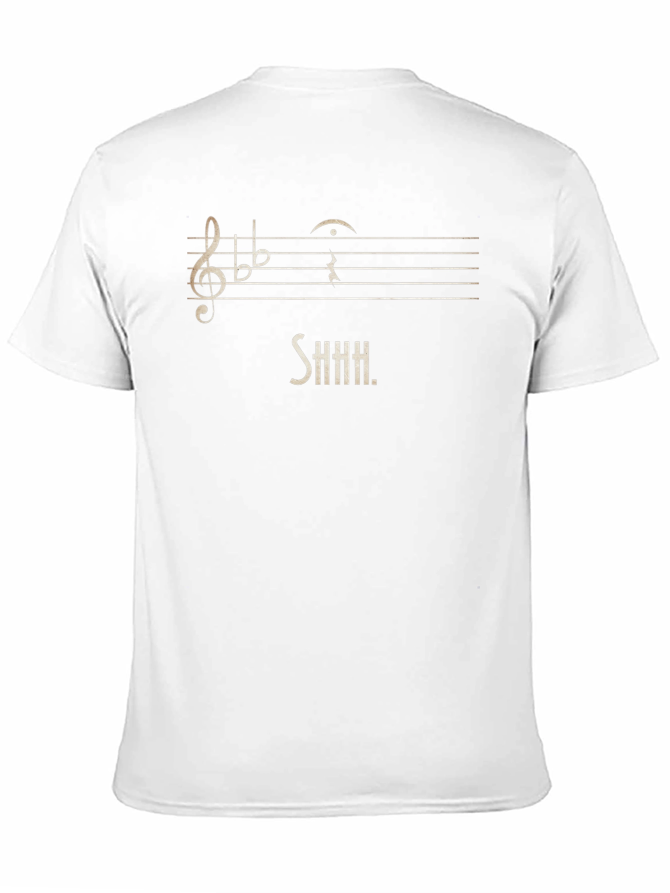 Musical Shhh T-Shirt - Funny Music Humor Tee
