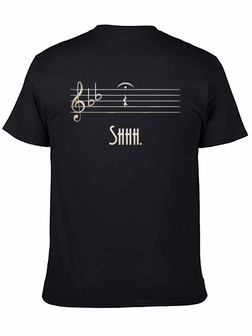 Musical Shhh T-Shirt - Funny Music Humor Tee