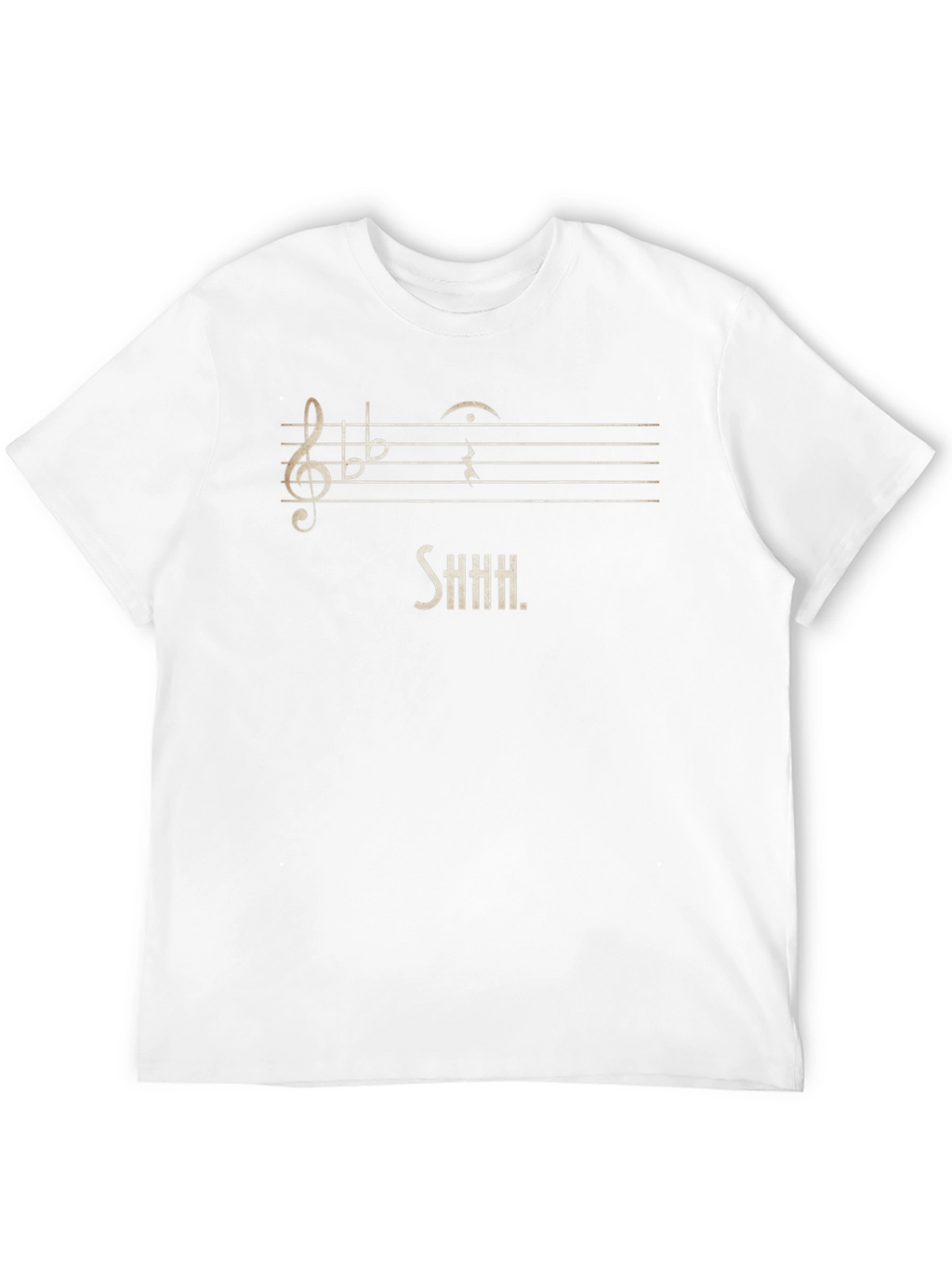 Musical Shhh T-Shirt - Funny Music Humor Tee
