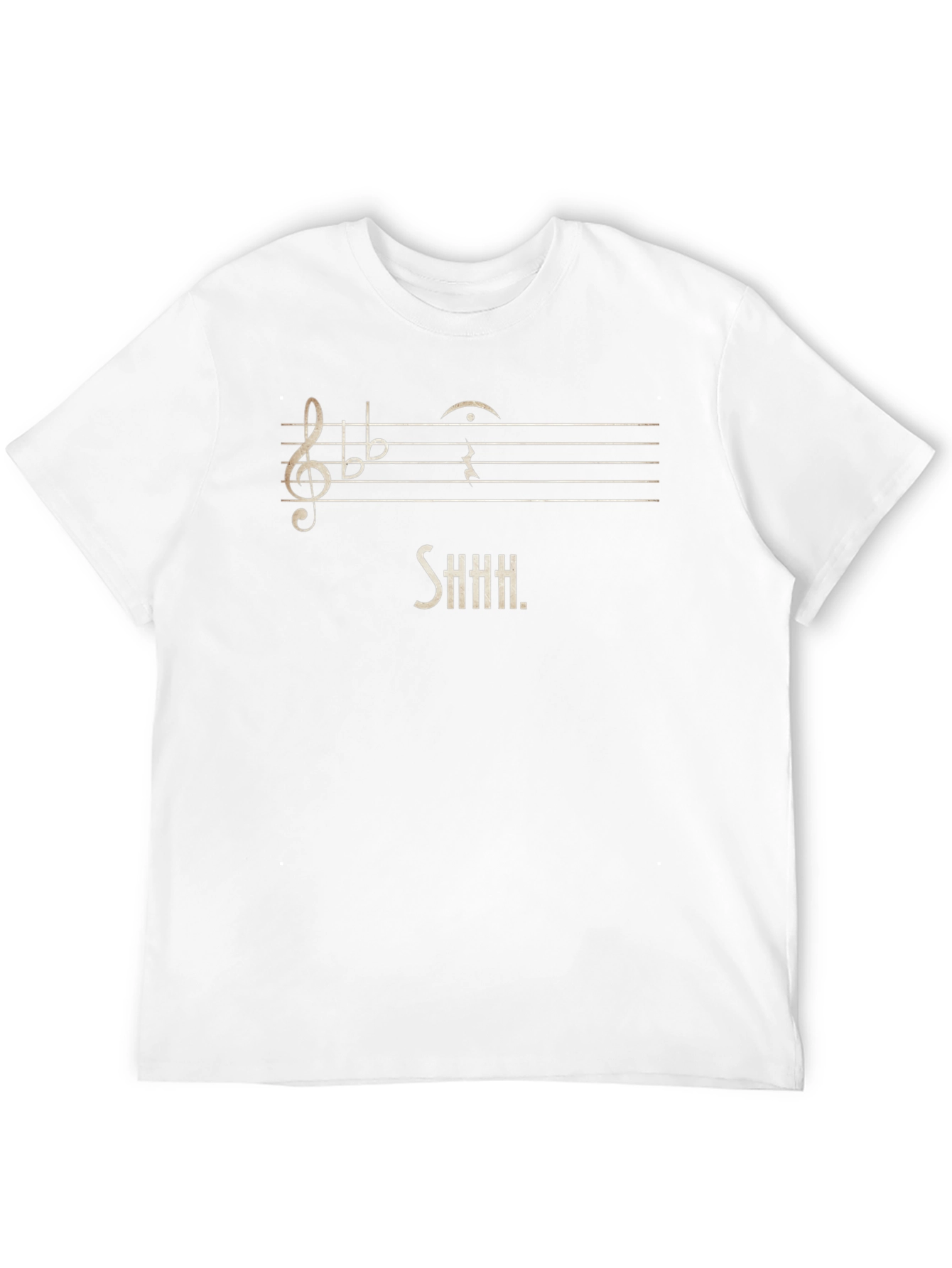 Musical Shhh T-Shirt - Funny Music Humor Tee