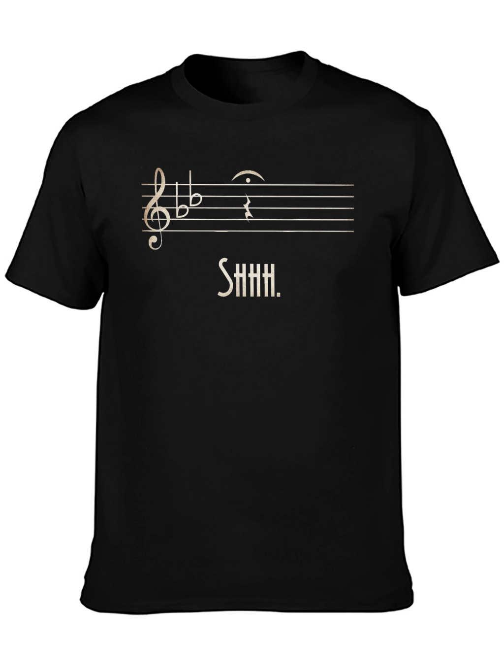 Musical Shhh T-Shirt - Funny Music Humor Tee