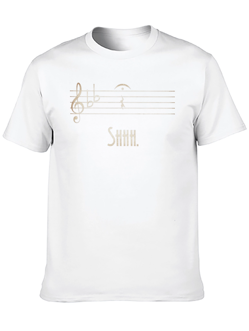 Musical Shhh T-Shirt - Funny Music Humor Tee