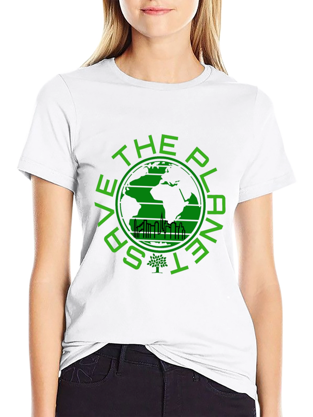 Save the Planet Graphic T-Shirt - Eco-Friendly Design