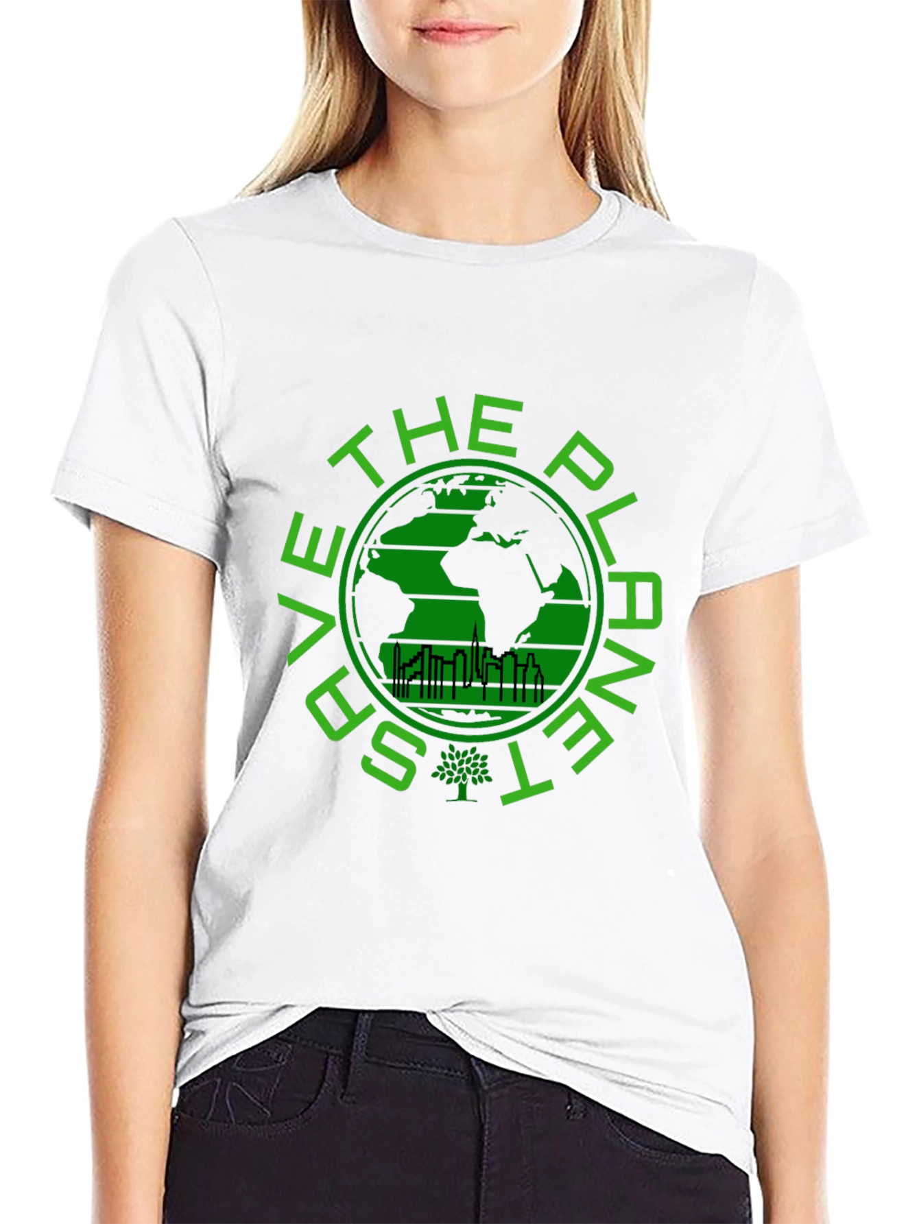 Save the Planet Graphic T-Shirt - Eco-Friendly Design