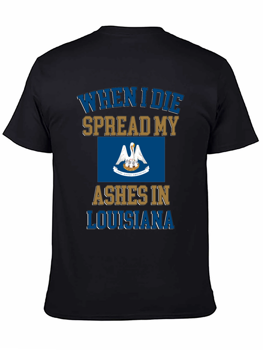 Louisiana Ashes T-Shirt Funny Novelty State Pride Tee