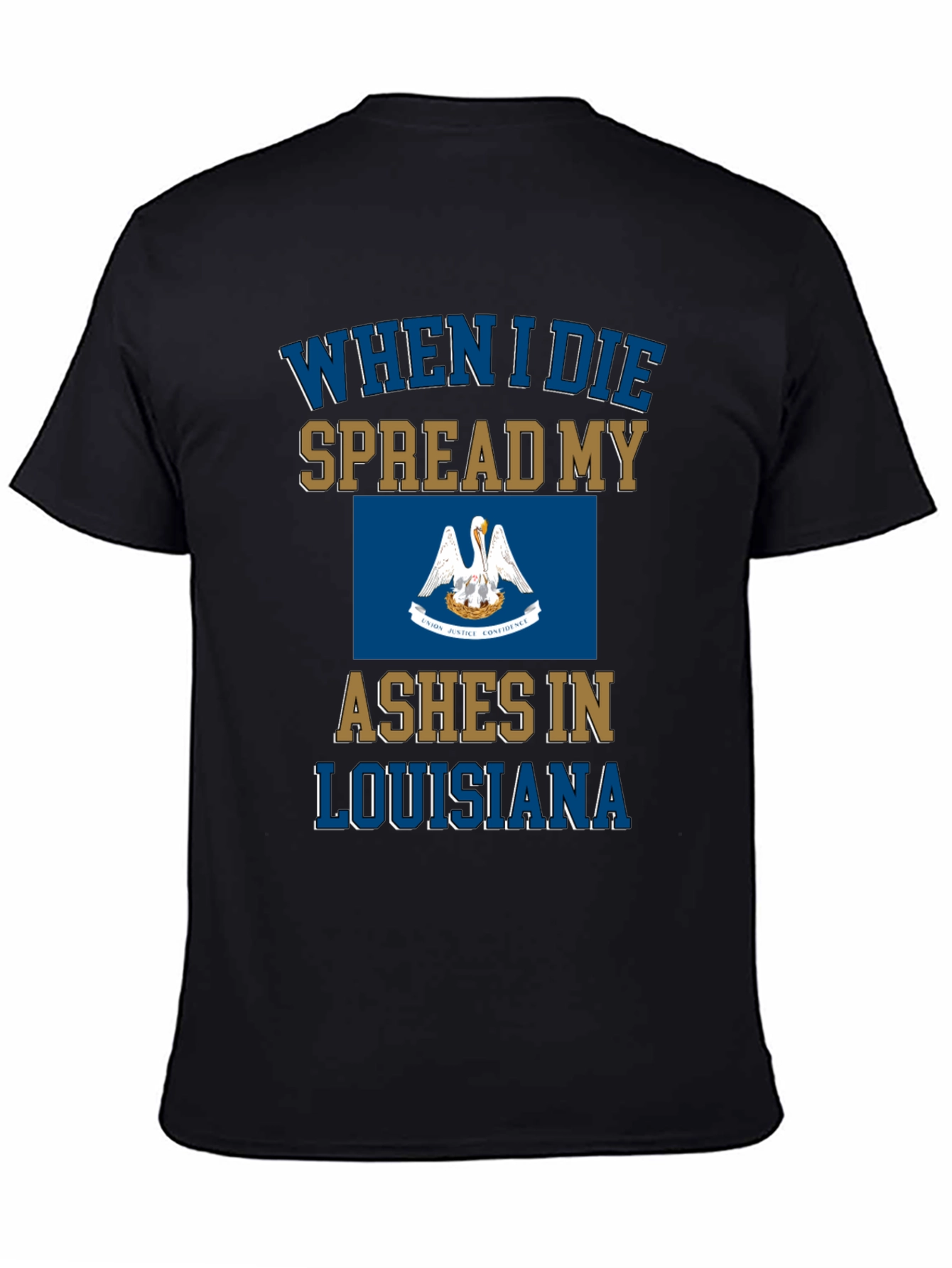 Louisiana Ashes T-Shirt Funny Novelty State Pride Tee