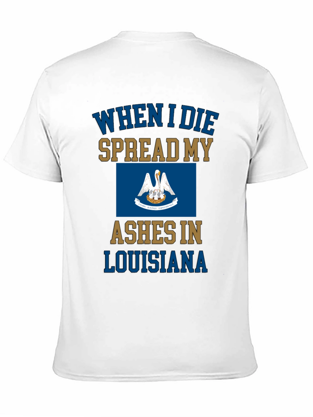 Louisiana Ashes T-Shirt Funny Novelty State Pride Tee