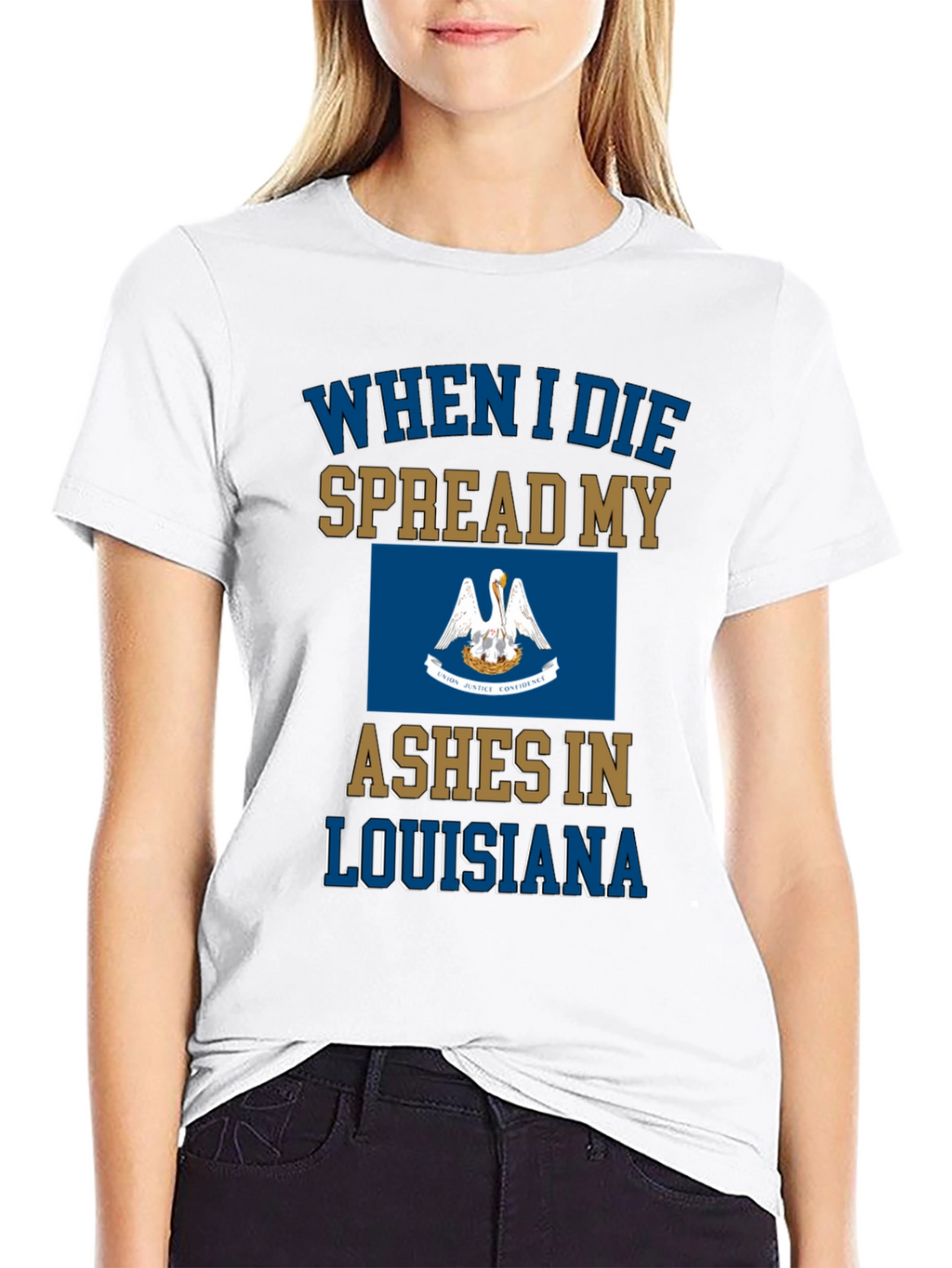 Louisiana Ashes T-Shirt Funny Novelty State Pride Tee