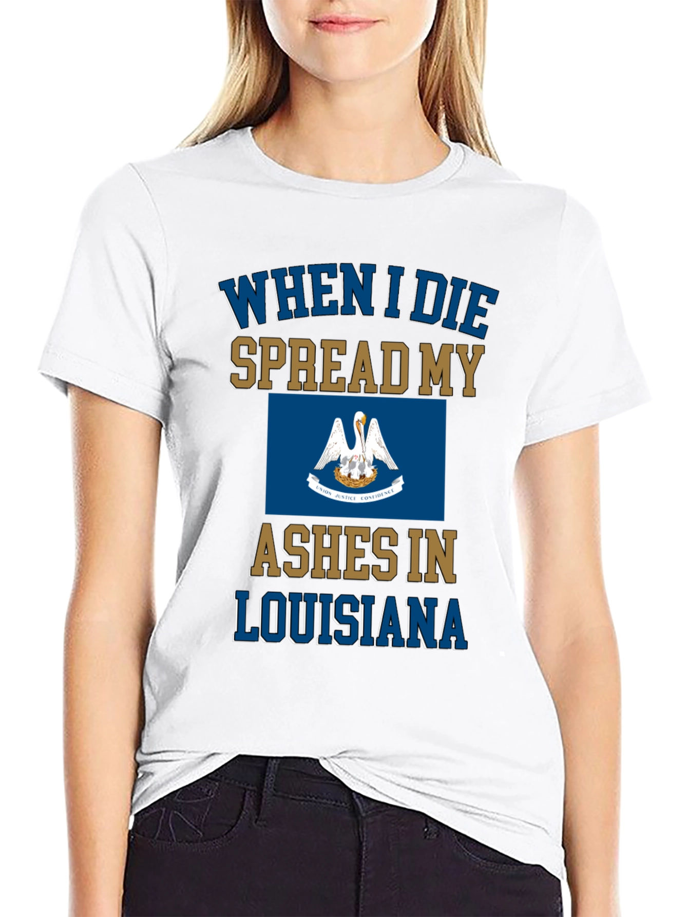 Louisiana Ashes T-Shirt Funny Novelty State Pride Tee