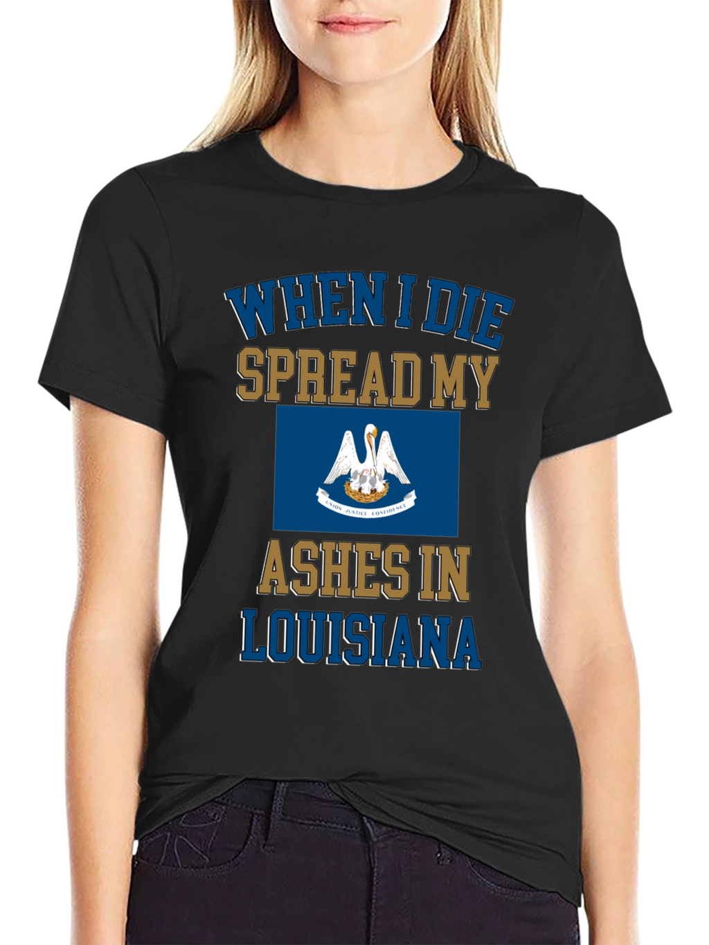 Louisiana Ashes T-Shirt Funny Novelty State Pride Tee