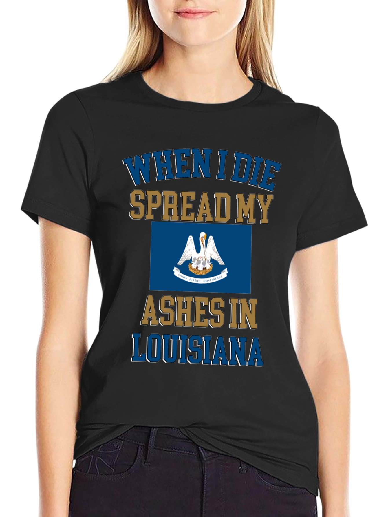Louisiana Ashes T-Shirt Funny Novelty State Pride Tee