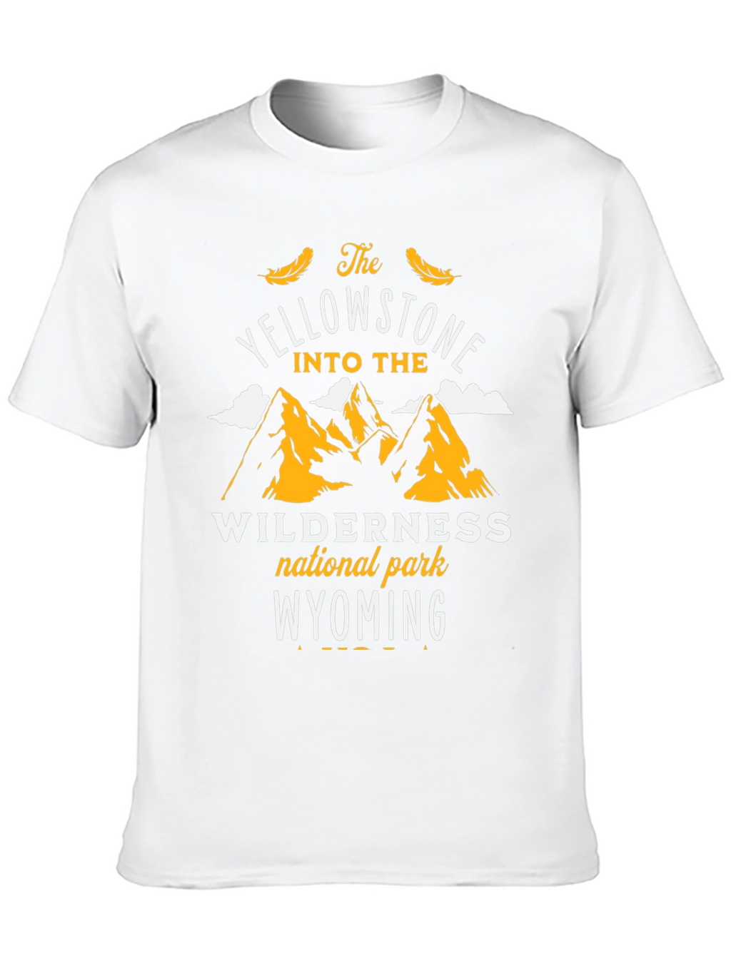 Yellowstone National Park Black Graphic Tee