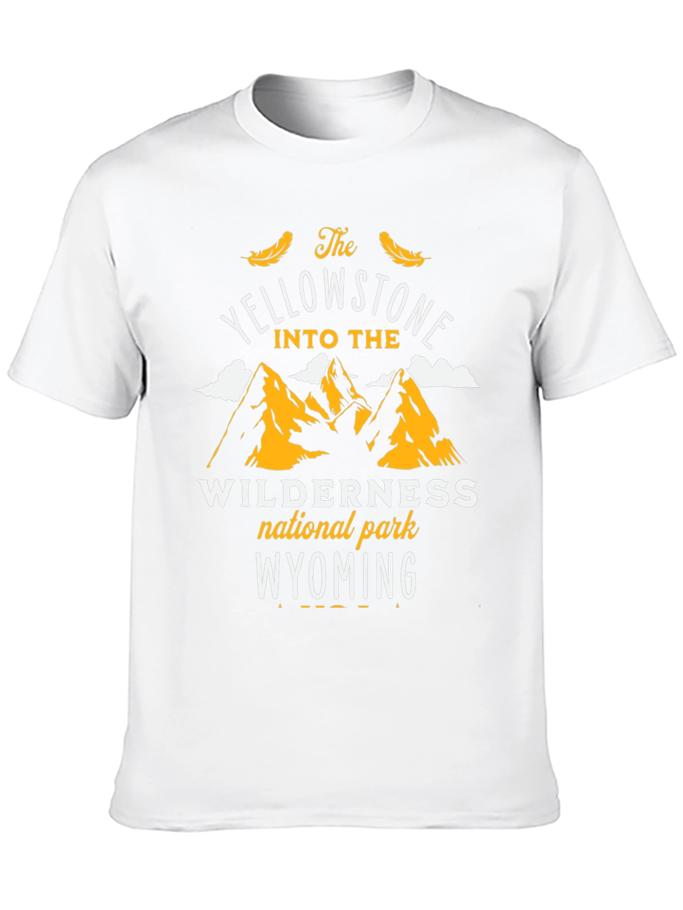 Yellowstone National Park Black Graphic Tee