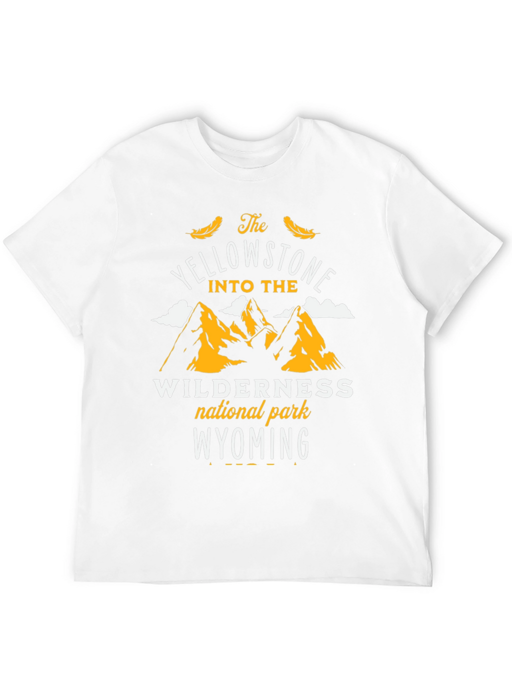 Yellowstone National Park Black Graphic Tee