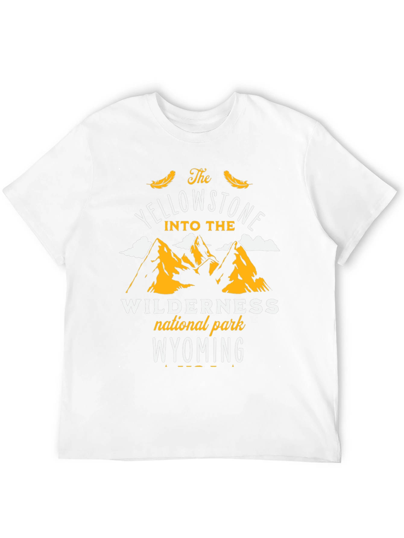 Yellowstone National Park Black Graphic Tee