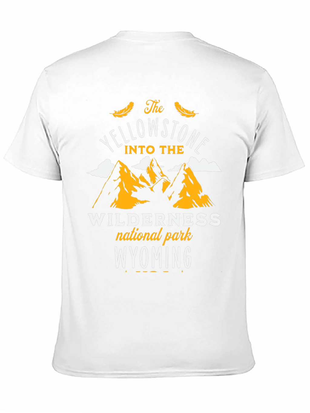 Yellowstone National Park Black Graphic Tee