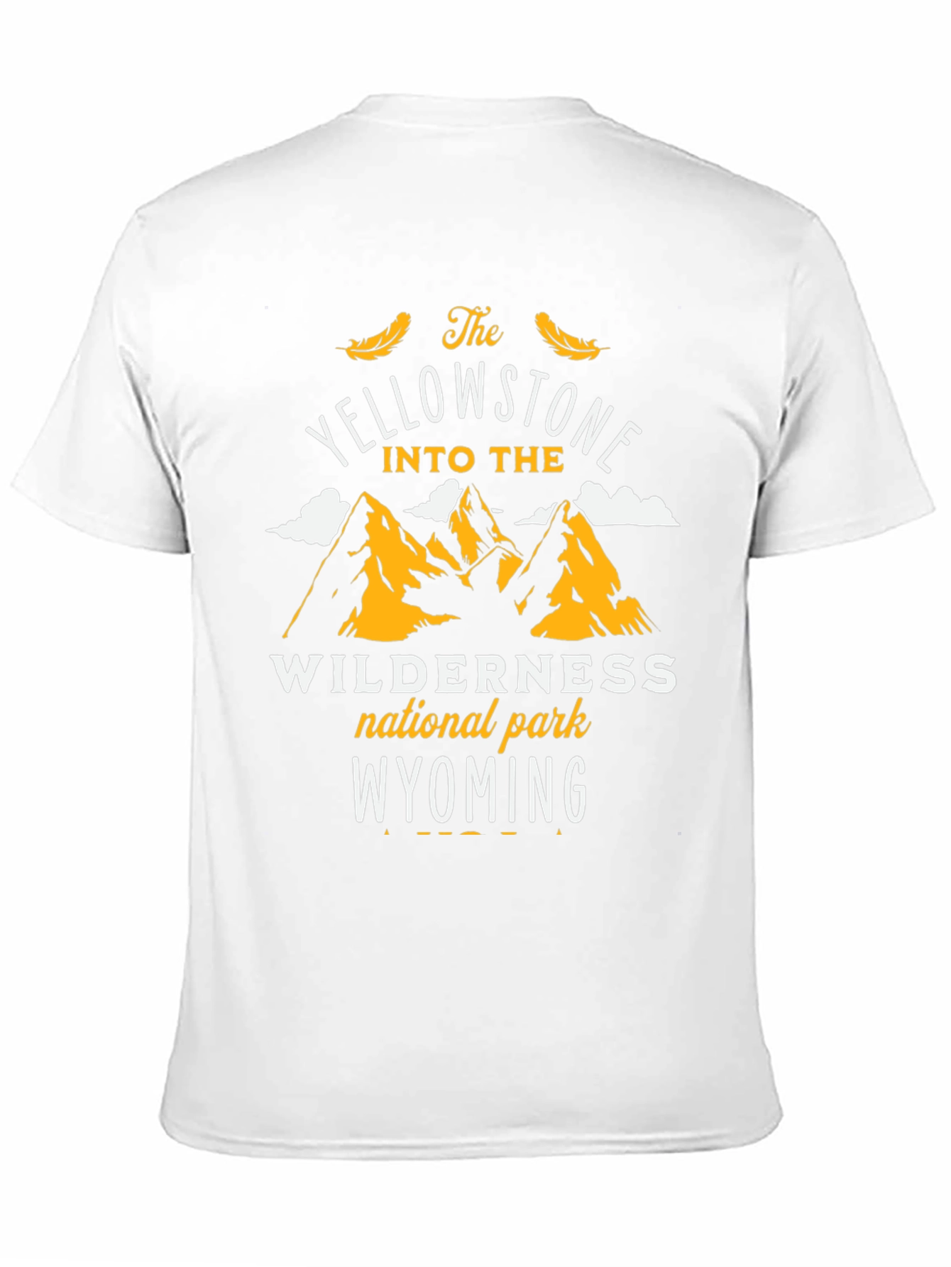 Yellowstone National Park Black Graphic Tee