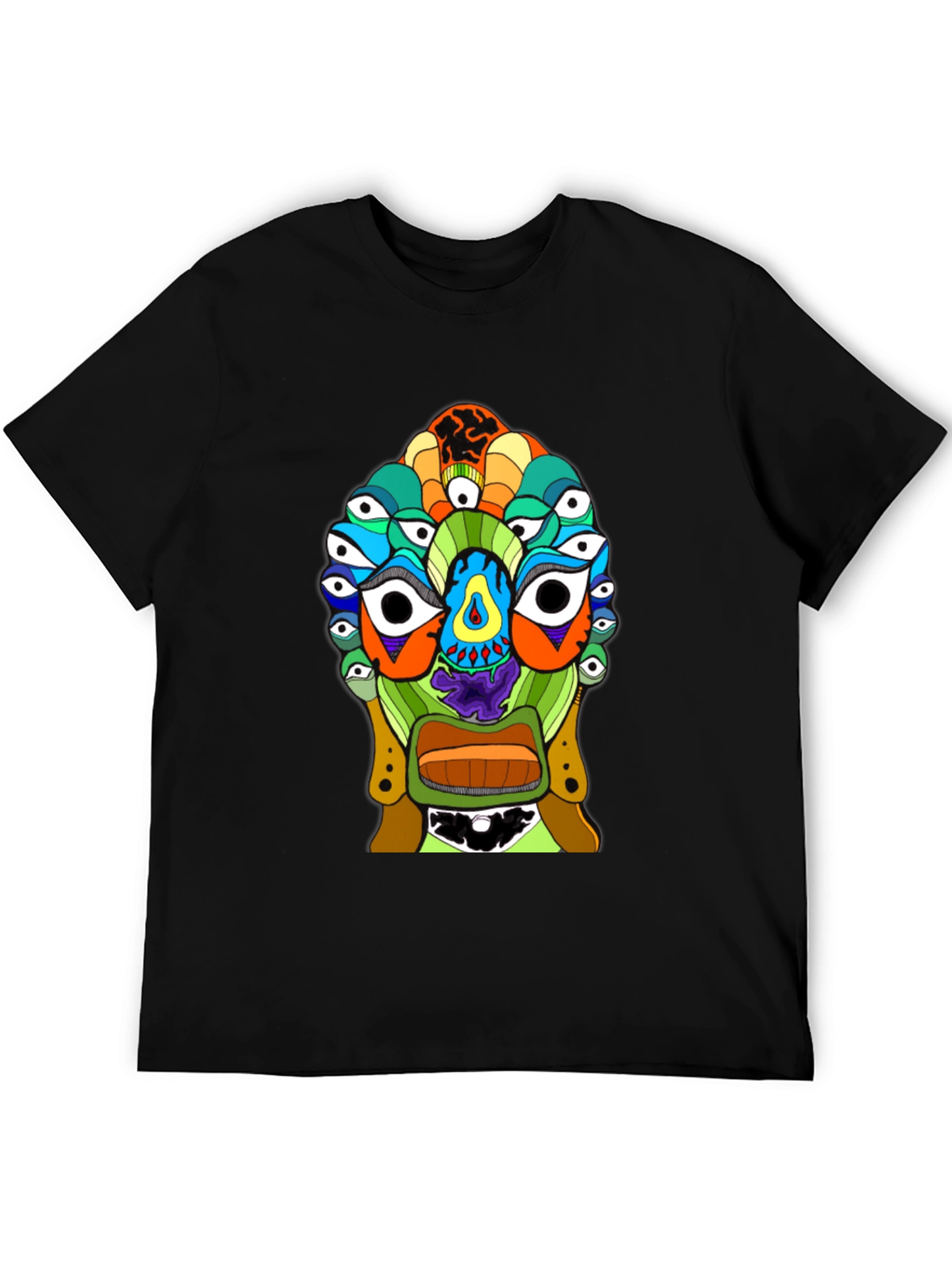 Eye See You Graphic T-Shirt - Black Cotton Tee