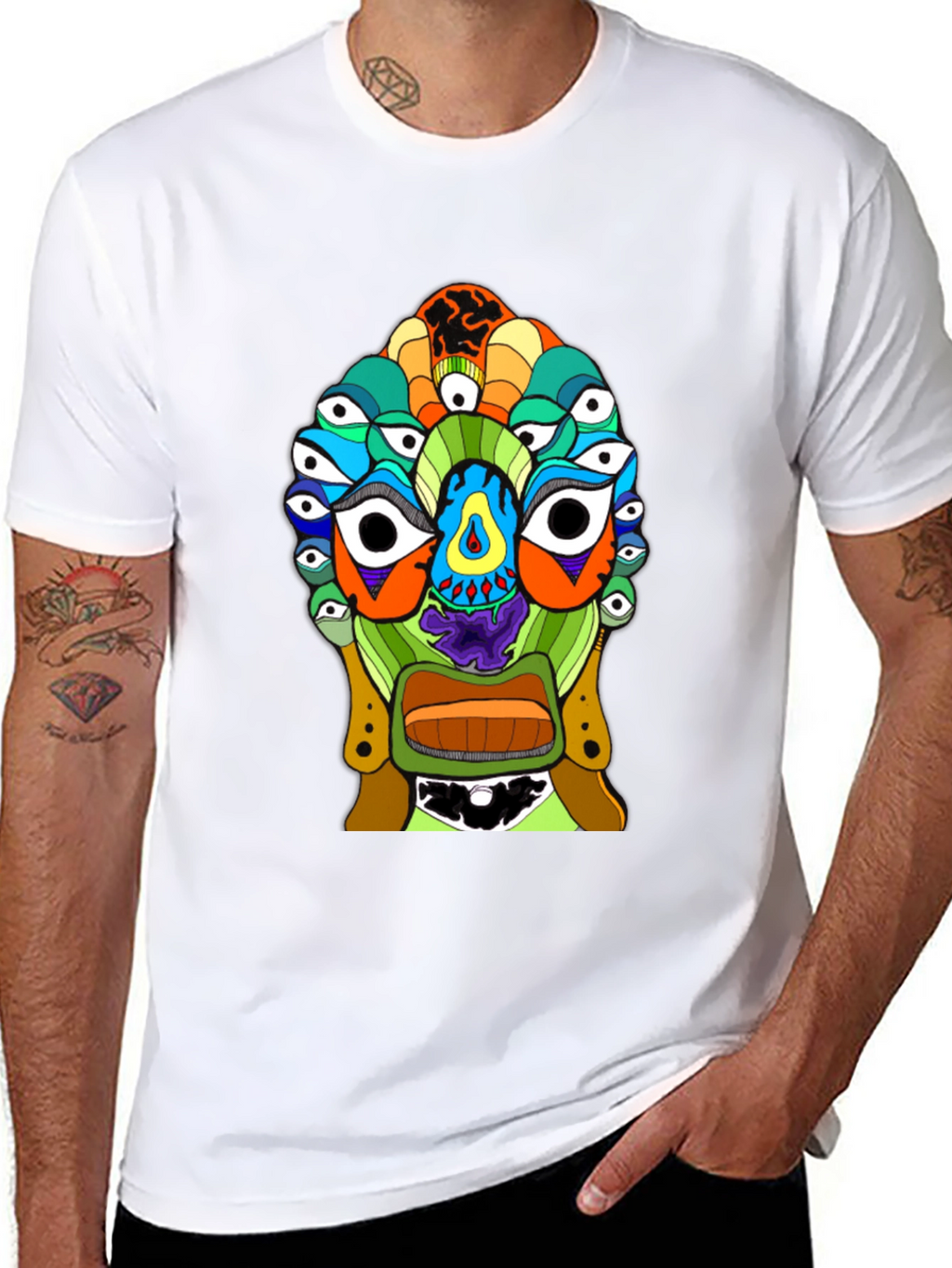 Eye See You Graphic T-Shirt - Black Cotton Tee