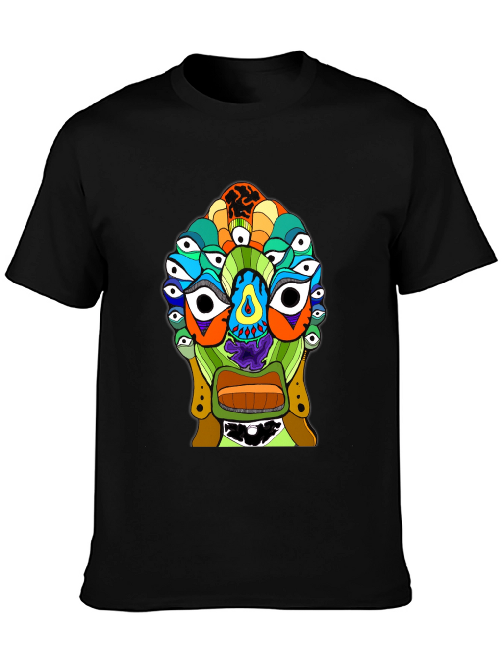 Eye See You Graphic T-Shirt - Black Cotton Tee