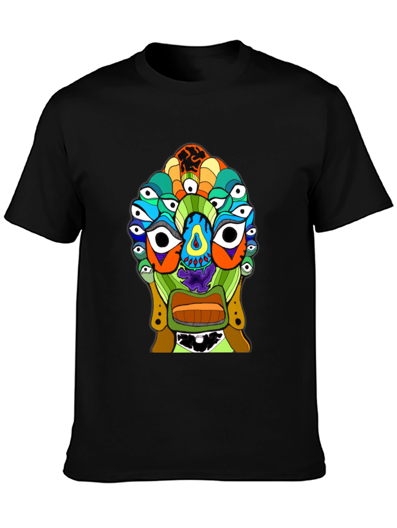 Eye See You Graphic T-Shirt - Black Cotton Tee