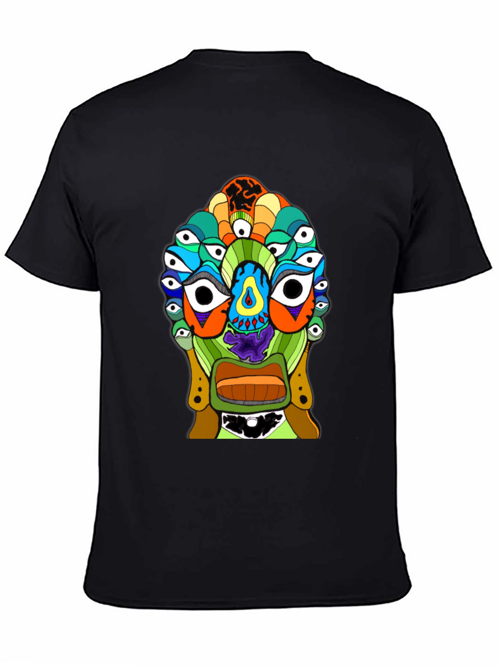Eye See You Graphic T-Shirt - Black Cotton Tee