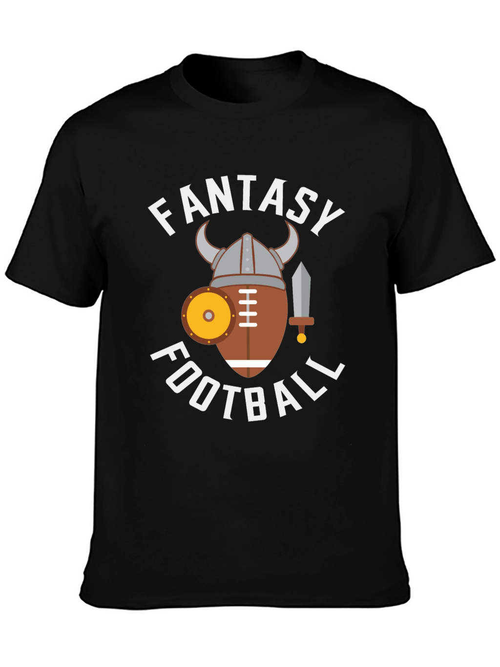 Fantasy Football Viking Style Graphic Tee
