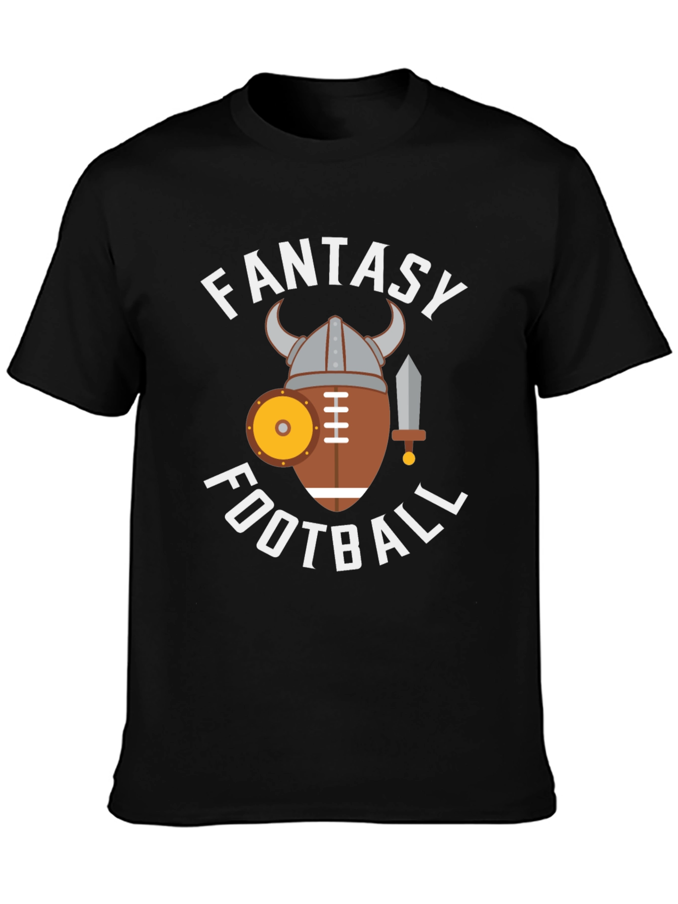Fantasy Football Viking Style Graphic Tee