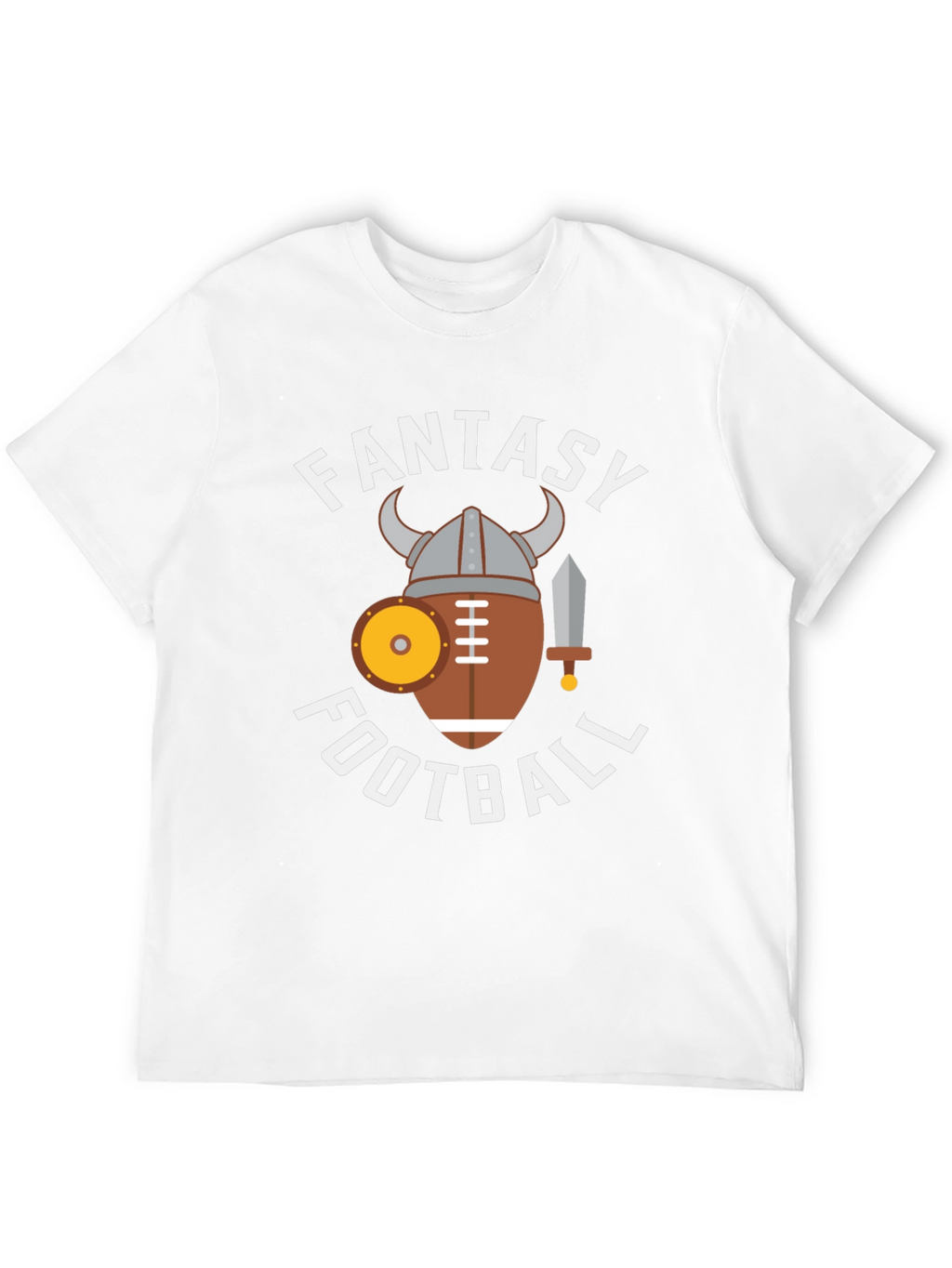 Fantasy Football Viking Style Graphic Tee