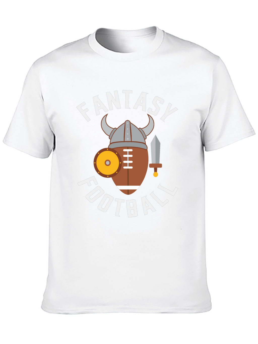 Fantasy Football Viking Style Graphic Tee