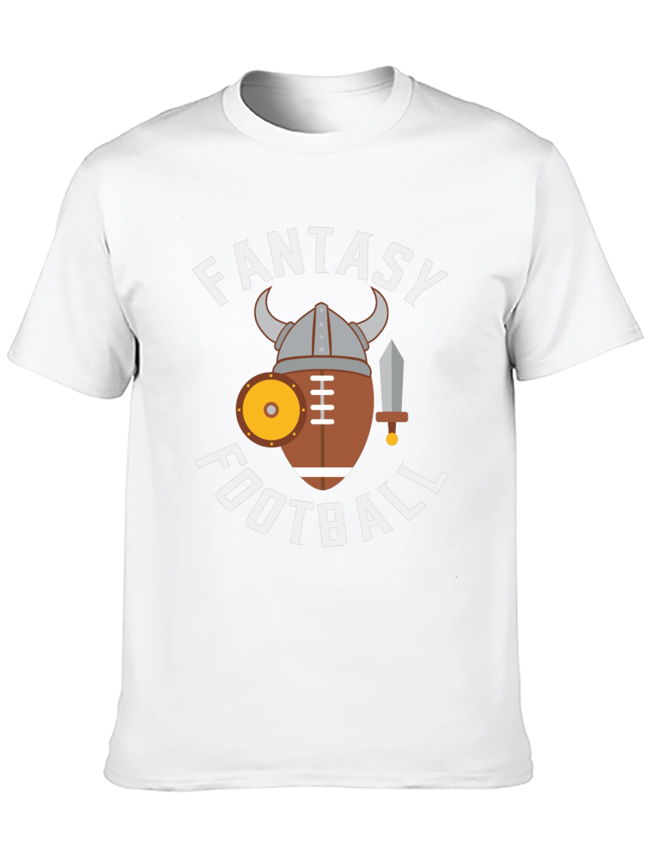 Fantasy Football Viking Style Graphic Tee