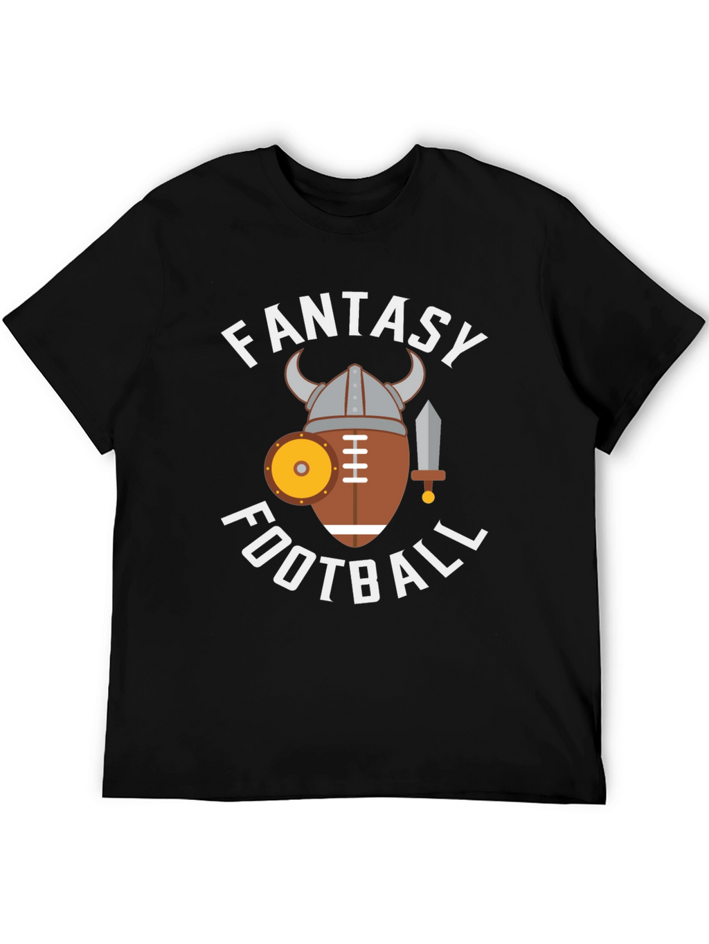 Fantasy Football Viking Style Graphic Tee