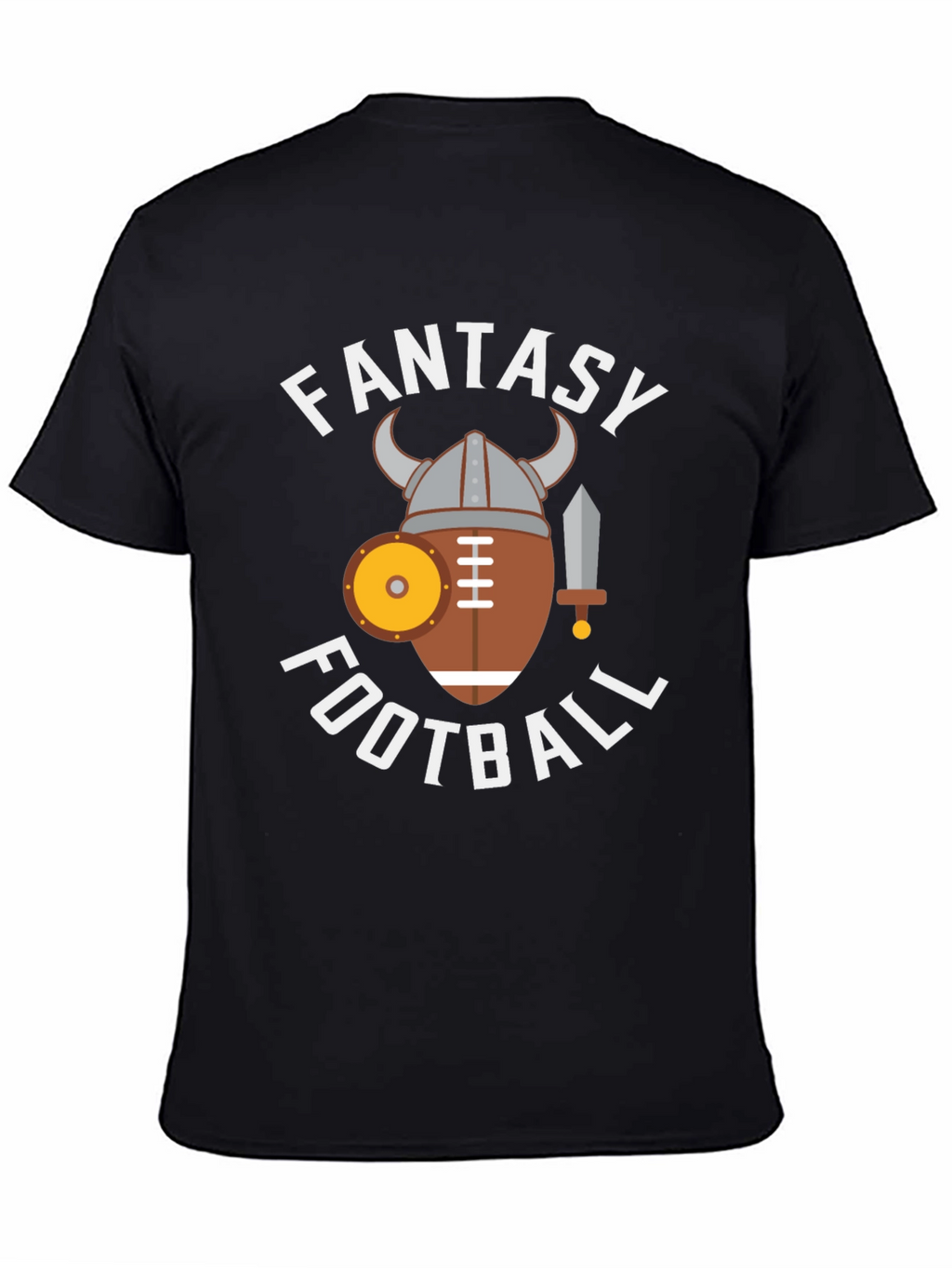 Fantasy Football Viking Style Graphic Tee