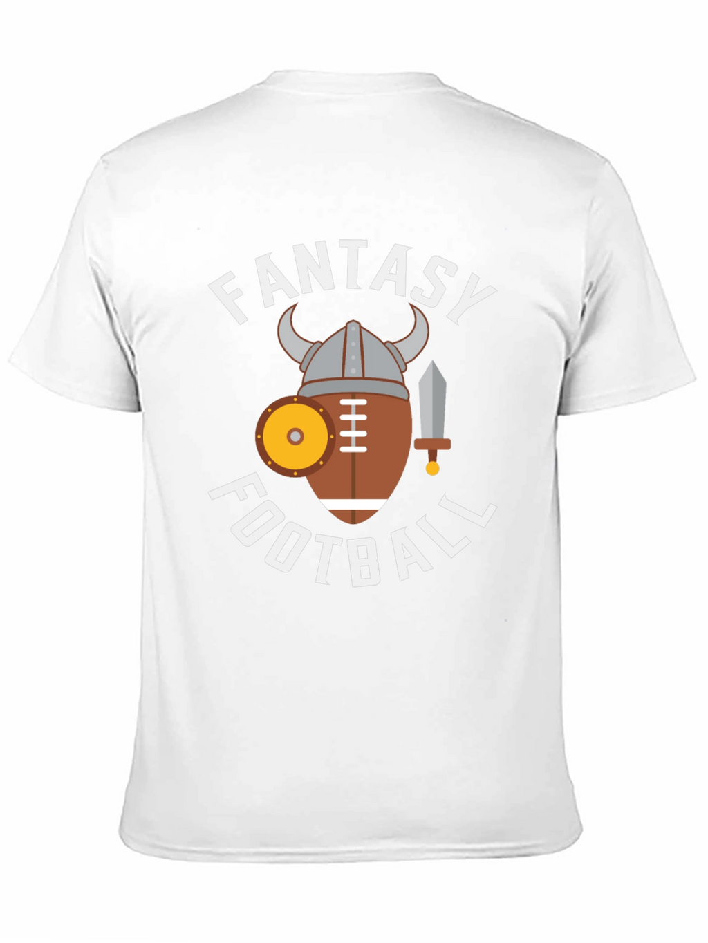 Fantasy Football Viking Style Graphic Tee