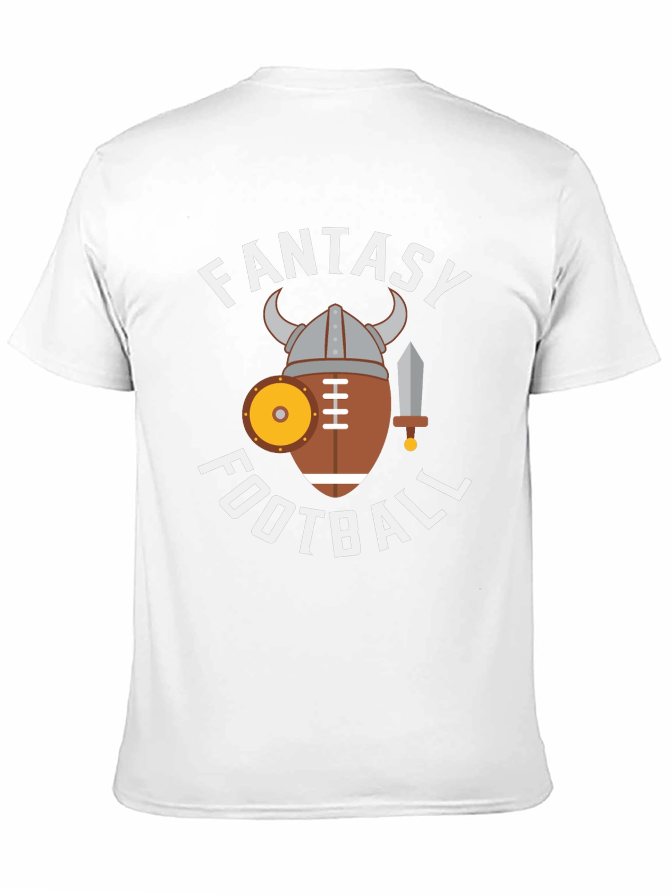 Fantasy Football Viking Style Graphic Tee