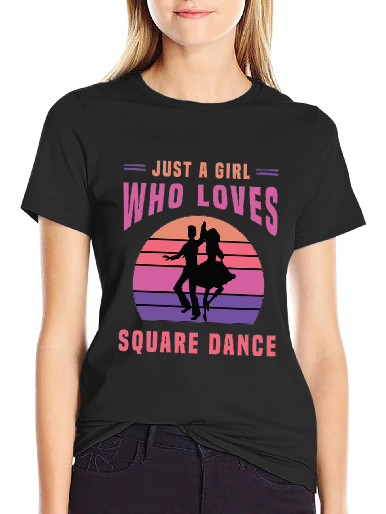 Square Dance Lover T-Shirt for Girls