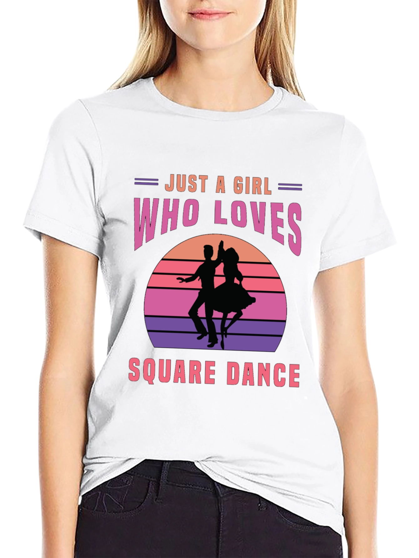 Square Dance Lover T-Shirt for Girls