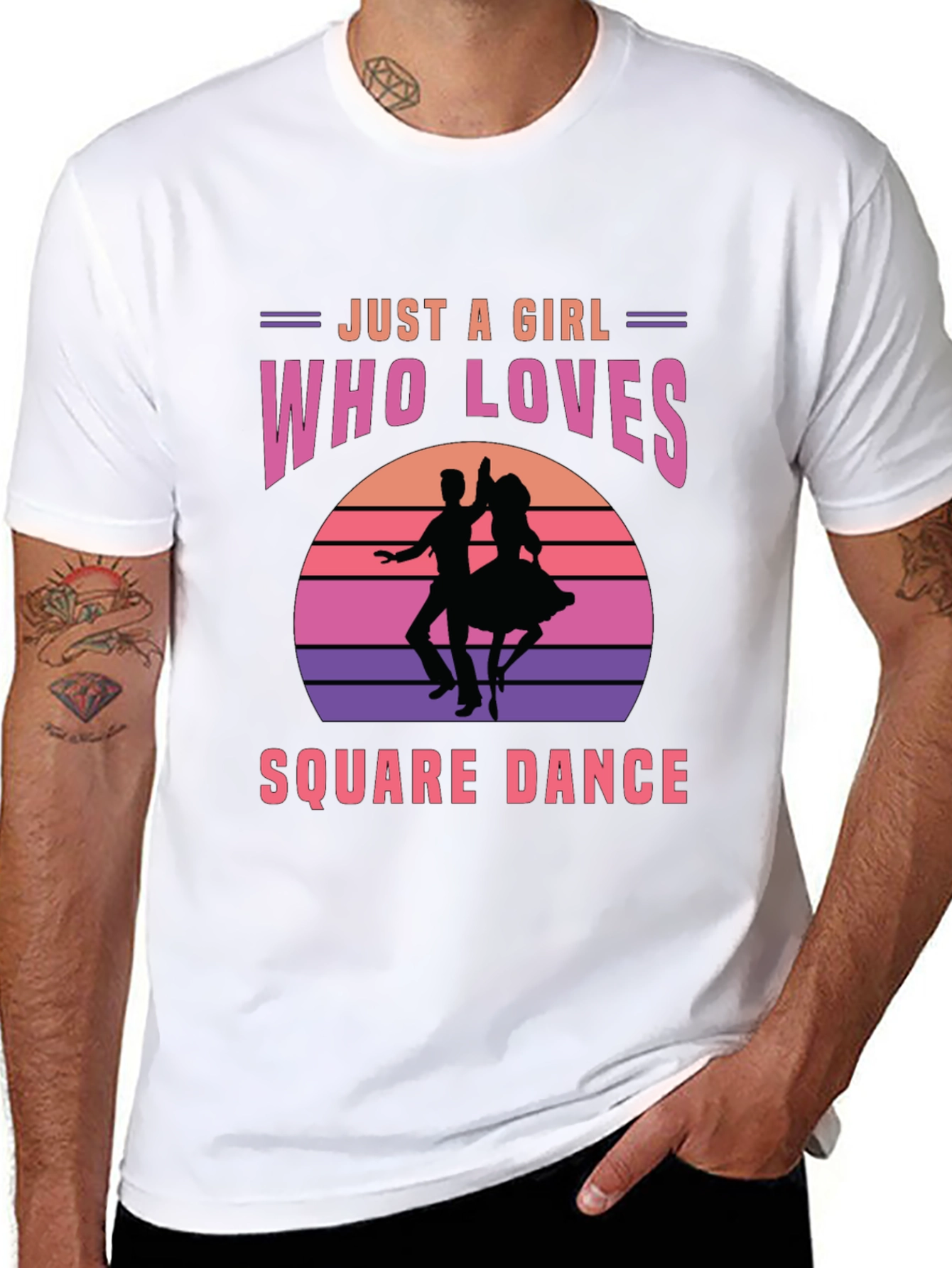 Square Dance Lover T-Shirt for Girls