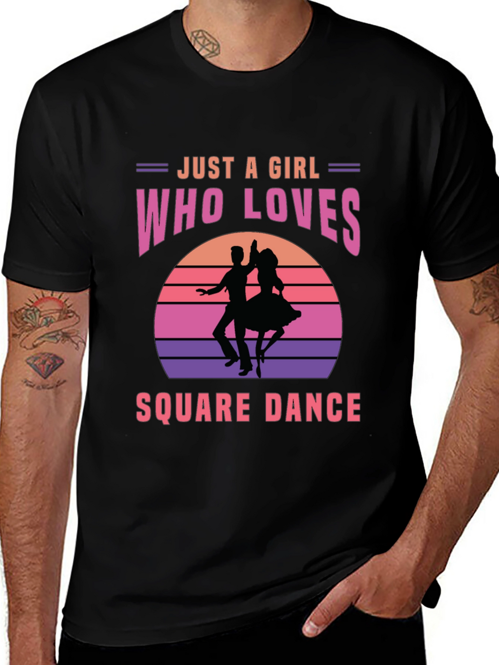 Square Dance Lover T-Shirt for Girls