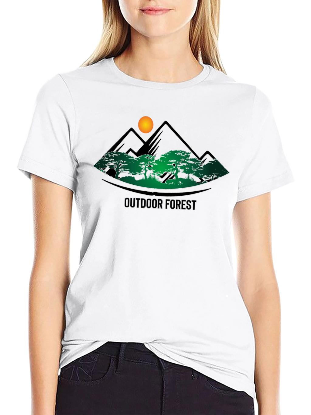 Outdoor Forest Graphic T-Shirt