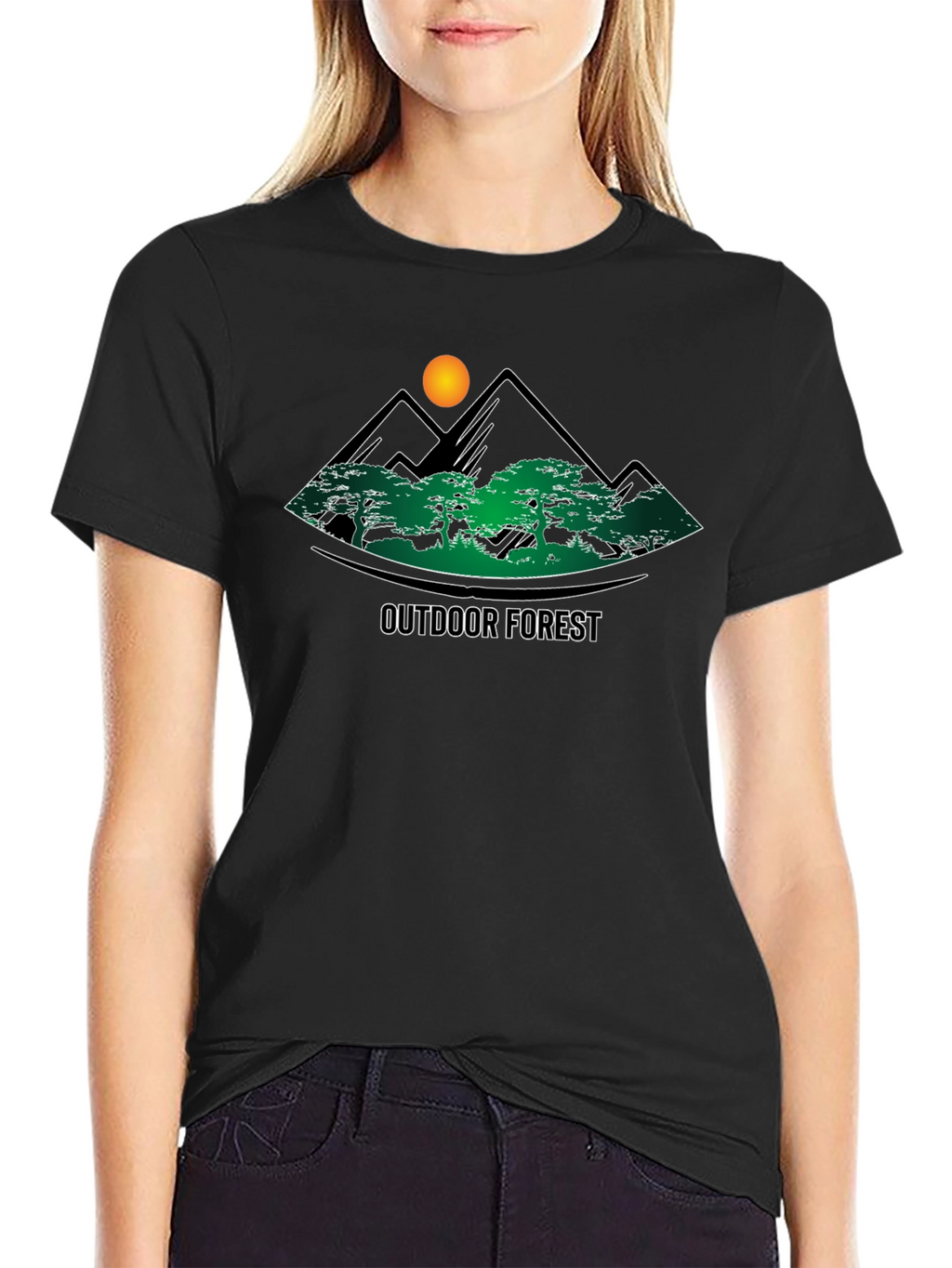Outdoor Forest Graphic T-Shirt