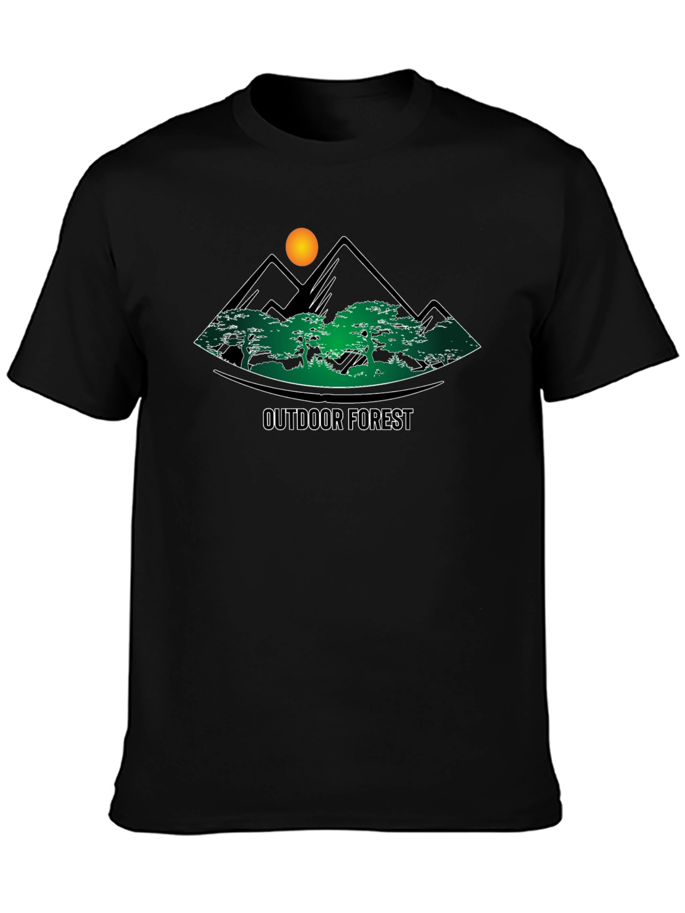 Outdoor Forest Graphic T-Shirt