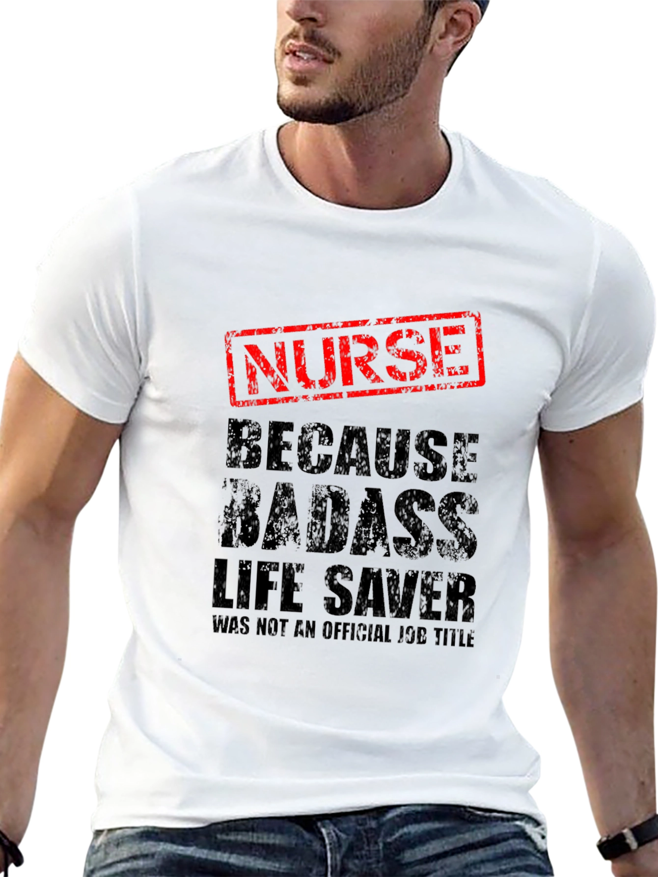 Badass Nurse Life Saver Graphic T-Shirt