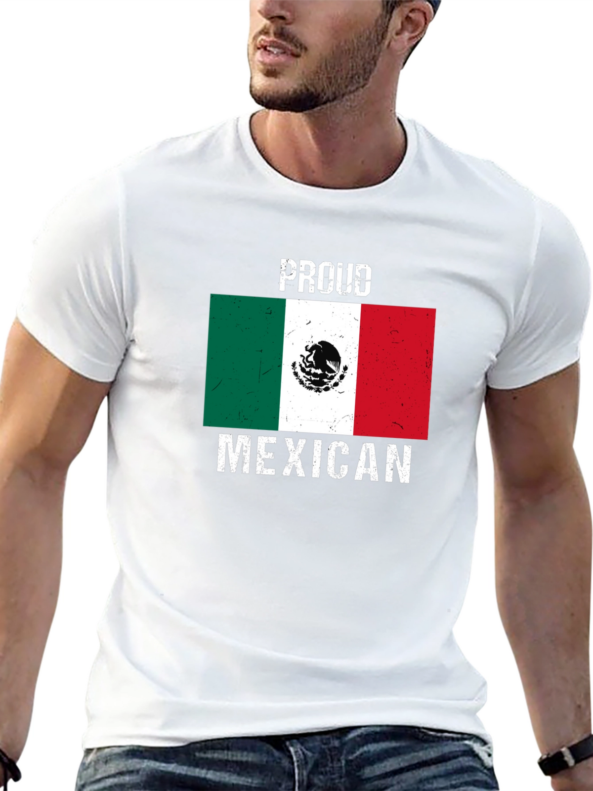 Proud Mexican Flag T-Shirt - Heritage Pride