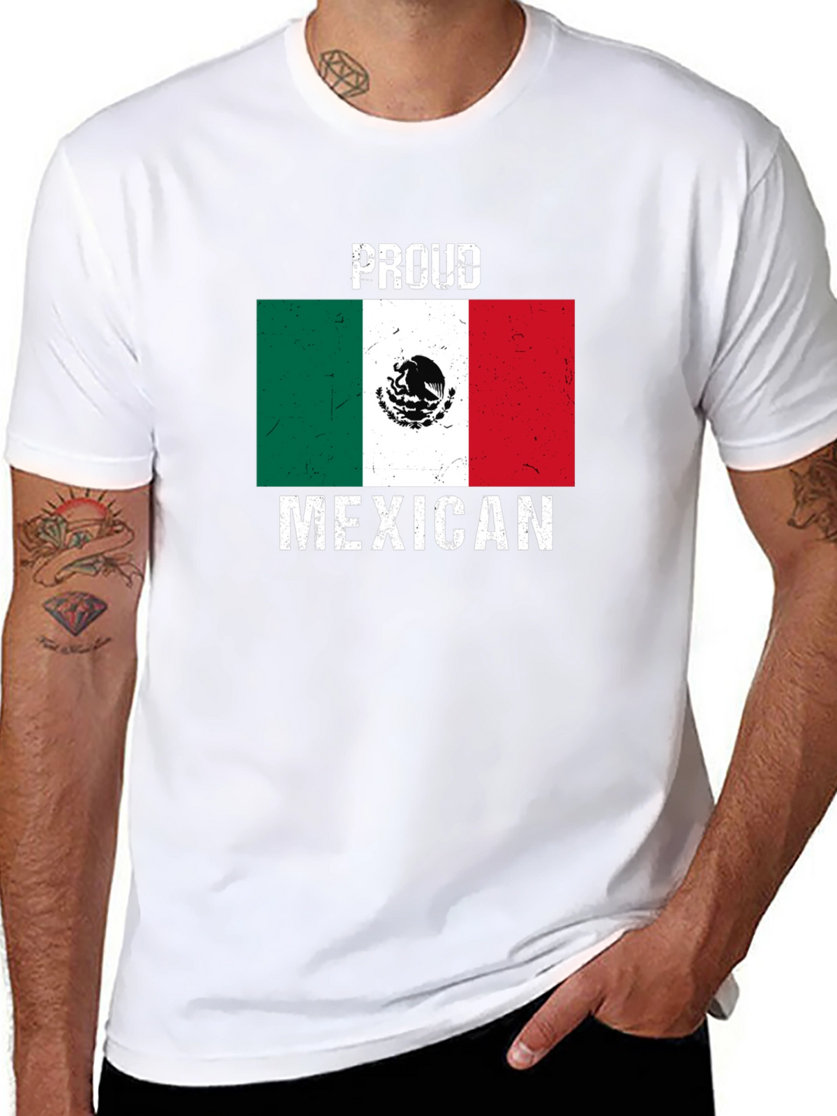Proud Mexican Flag T-Shirt - Heritage Pride
