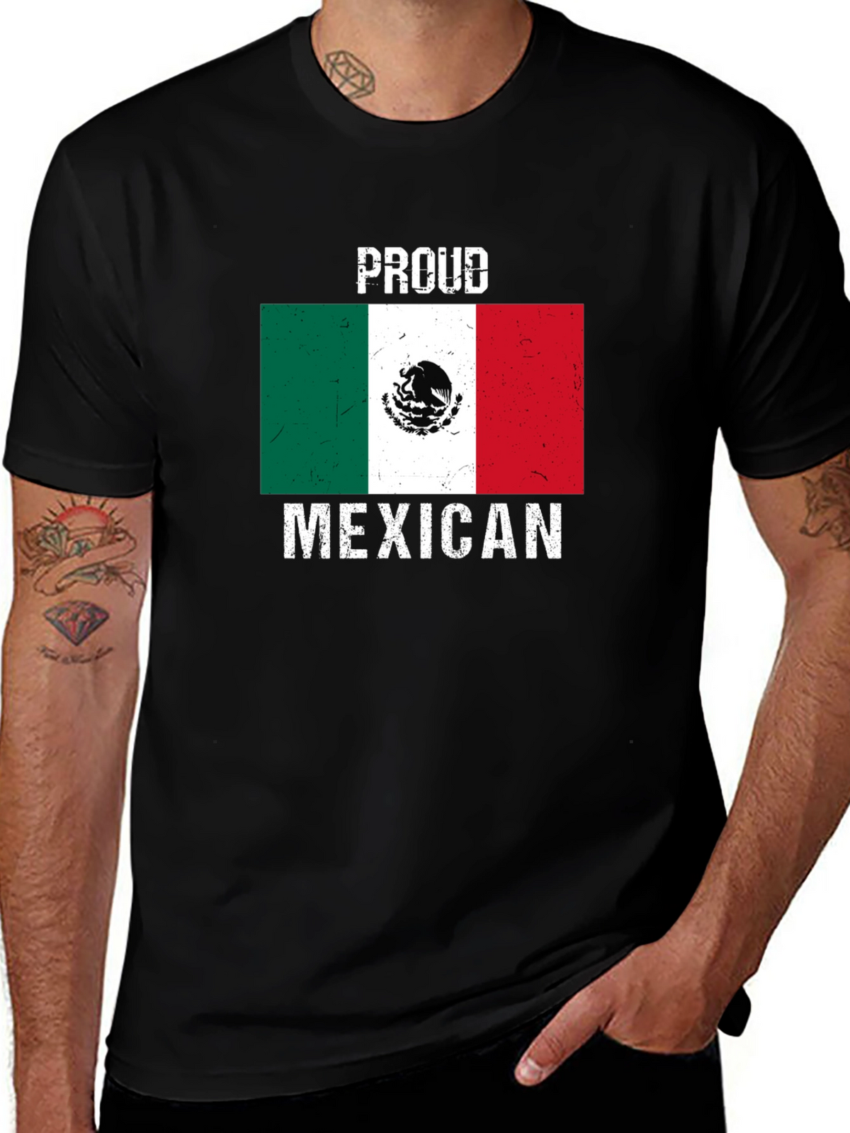 Proud Mexican Flag T-Shirt - Heritage Pride