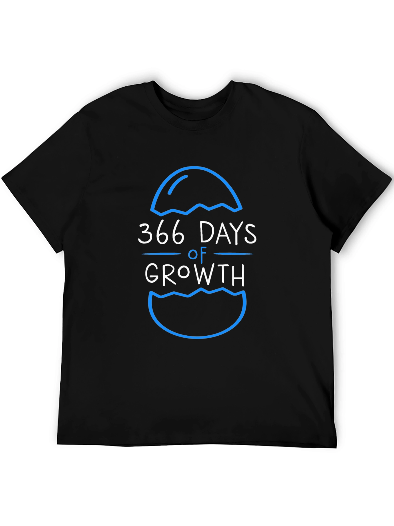 366 Days of Growth Graphic Tee - Black